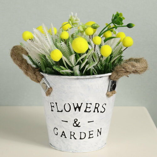 Due Esse Christmas Искусственный цветок в горшке Мимоза 19 см XAE22000041 1688₽