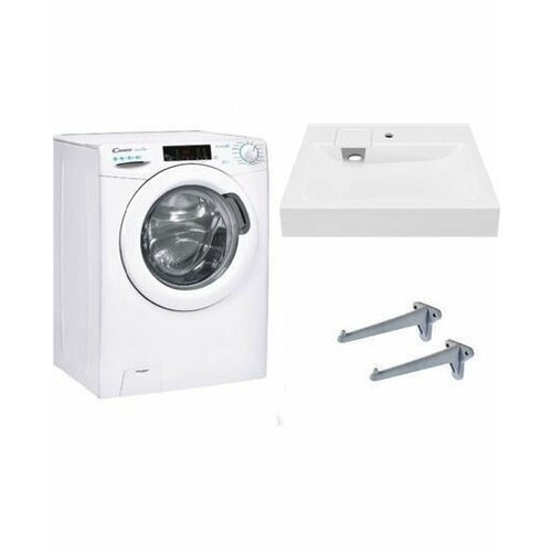 Candy smart pro CSO34 106T12-07 с паром и раковина над стиральной машиной Сиена Siena 50 3700000₽