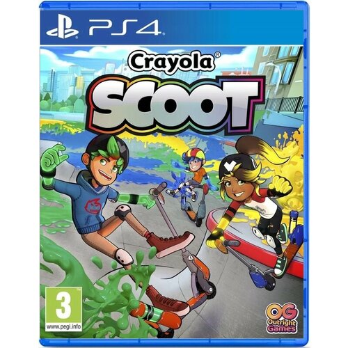 Игра для PlayStation 4 Crayola Scoot англ Новый