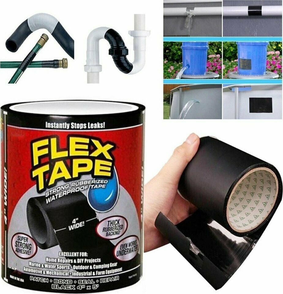 Лента Flex Tape усиленной фиксации, 102 мм x 1.52 м