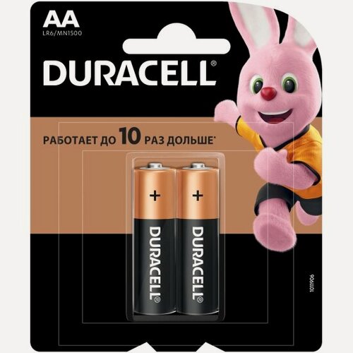 Изображение товара Элемент питания Duracell Basic LR6-2BL AA бл 2