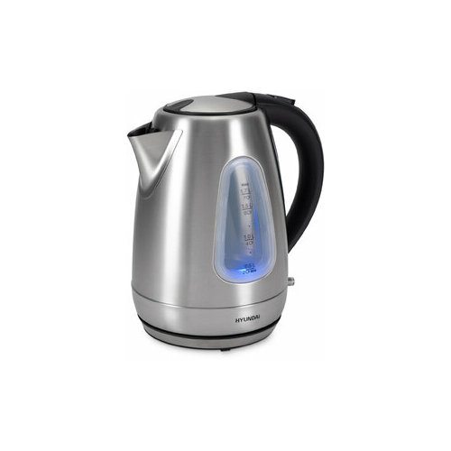 HYUNDAI Чайник электрический Hyundai HYK-S7407 17л 2200Вт серебристый матовыйчерный корпус нержавеющая сталь 285000₽