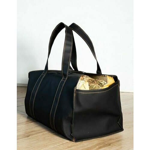 Сумка для дров Ottawa экокожа черный 14600₽