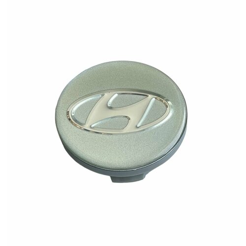 Колпак на диски Hyundai Хундай серебристый 59 мм - 1 шт 413₽