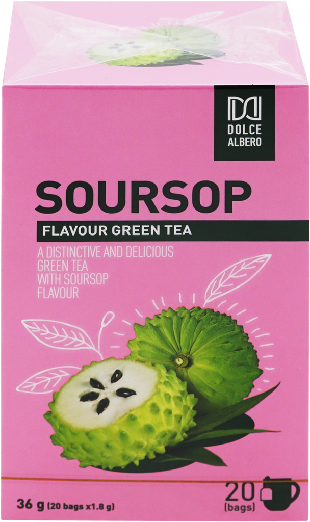 фото Чай зеленый DOLCE ALBERO с ароматом гравиолы, 20пак