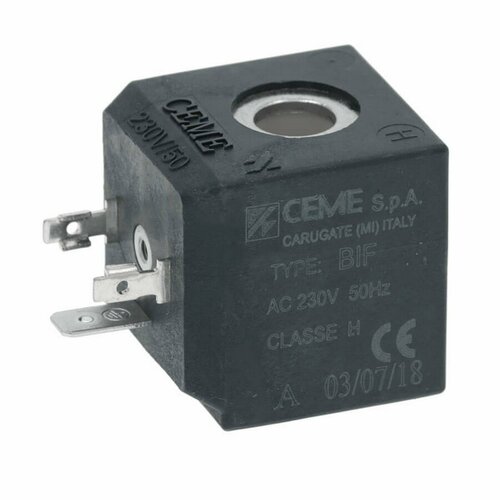 Катушка электромагнитного клапана соленоид CEME Type BIF 7W-220v для кофемашин утюгов парогенераторов отпаривателей 1190₽