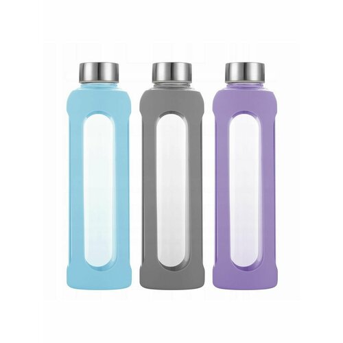 Бутылка стеклянная со стальной крышкой 550мл 783₽