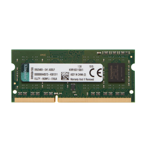 Оперативная память Kingston 8 ГБ 1Rx8 DDR3 1600 МГц SODIMM 15v 125500₽