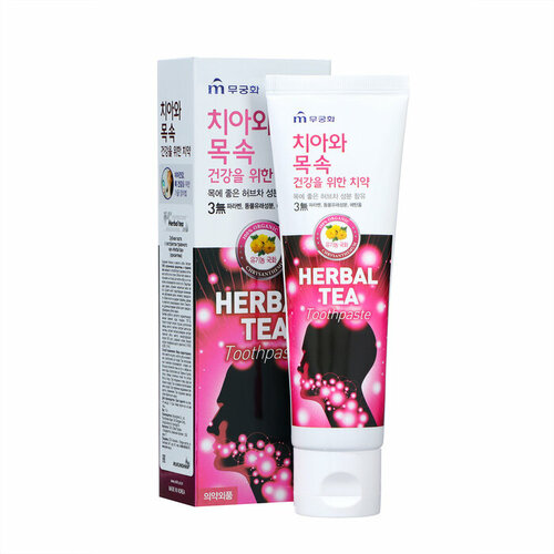 MUKUNGHWA Зубная паста MUKUNGHWA с экстрактом травяного чая (хризантема), 110 г