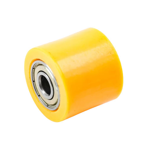 Ролик успокоителя цепи приводной 10 мм для эндуро и кроссовых мотоциклов желтый