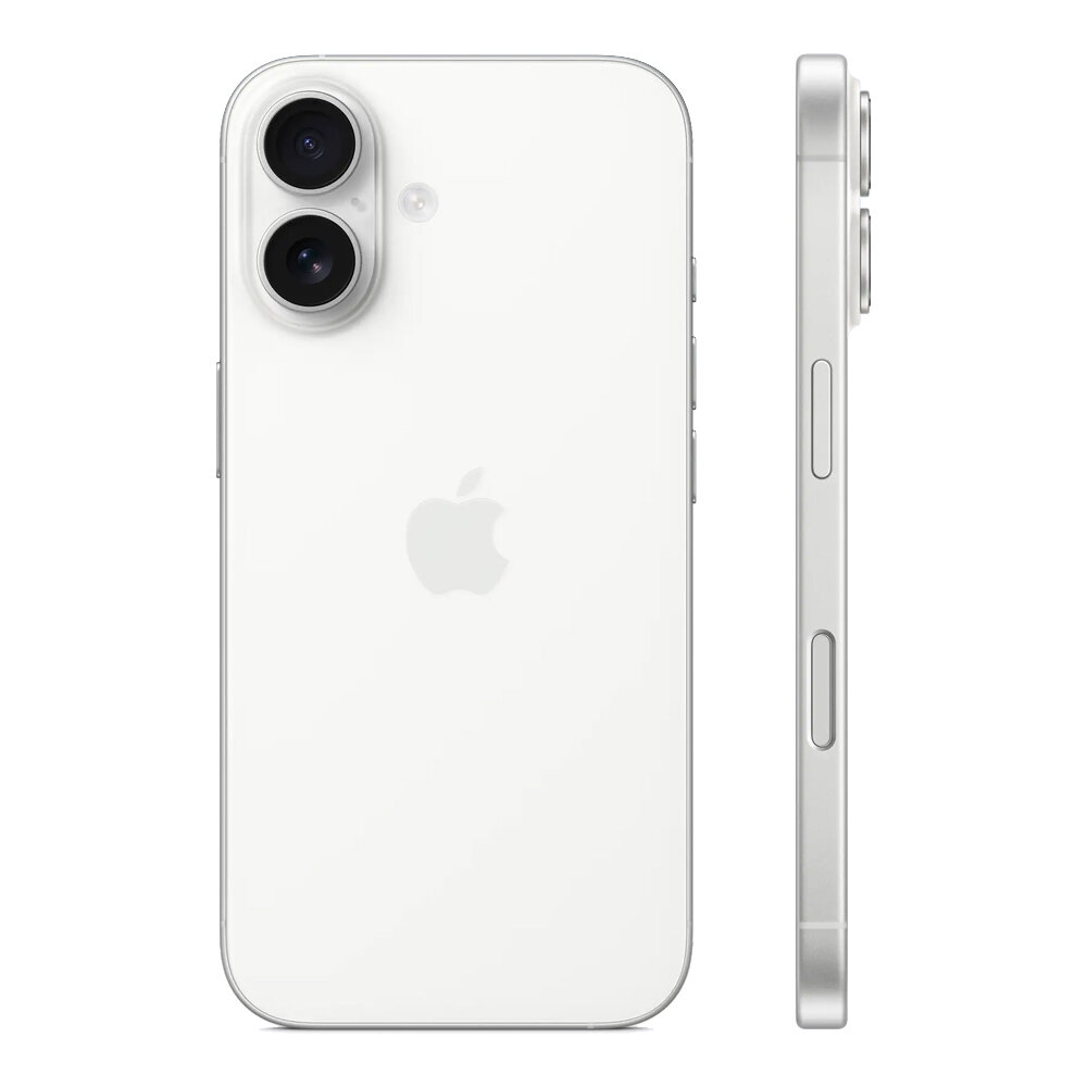 Смартфон Apple IPhone 16 8/128 ГБ Белый, JP, Nano Sim+E-Sim — фото 1