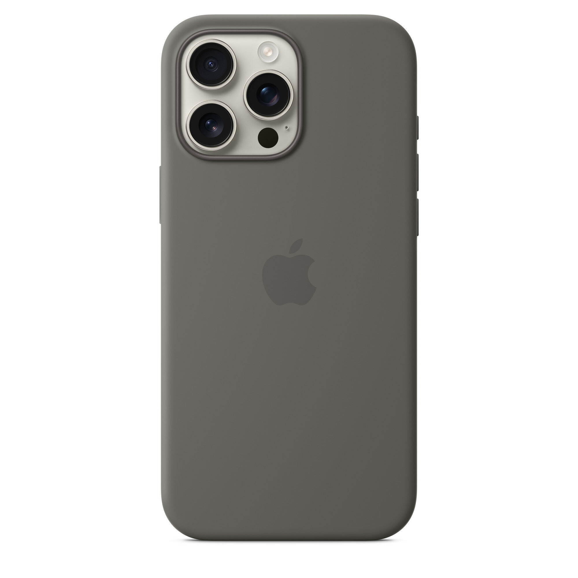 Apple Чехол-крышка Apple Silicone Case with MagSafe для Apple iPhone 16 Pro Max, силикон, Stone Gray (MYYV3ZM/A)
