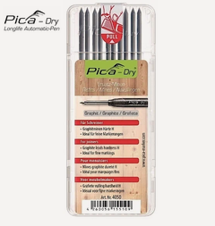 Изображение товара Комплект твёрдых (H) грифелей 2,8 мм для карандаша Pica - Dry 3030 PICA-MARKER 4050
