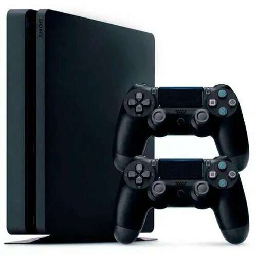 Игровая приставка Sony PlayStation 4 Slim 500 ГБ HDD без игр черный2-й геймпад 52990₽