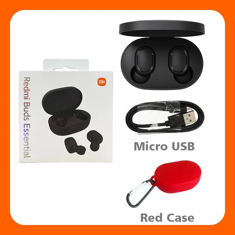 Xiaomi Redmi Buds Essential 2C беспроводные наушники, Essential usb red
