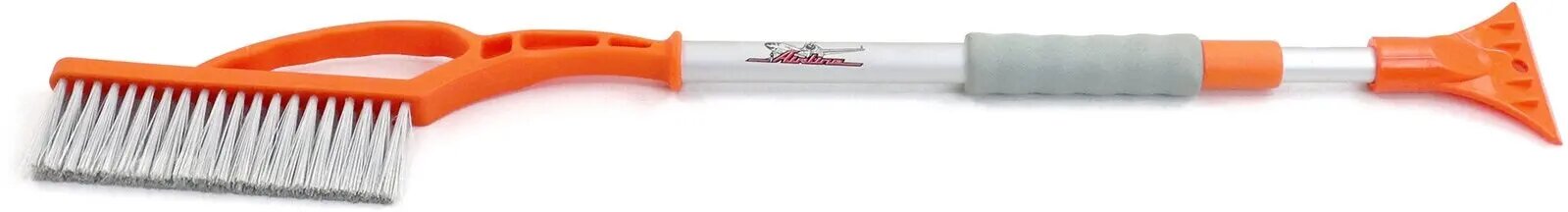 Щетка от снега и льда с телескопической рукояткой и распушённой щетиной + скребок (79-100 см) AB-R-14S AIRLINE