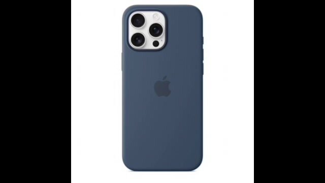 Чехол Apple iPhone 16 Pro Max Silicone Case with MagSafe - Denim (MYYU3) — фото 1