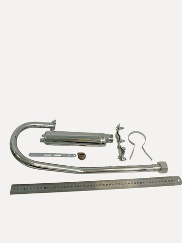 Изображение товара Глушитель веломотора №23 колено удлиненное