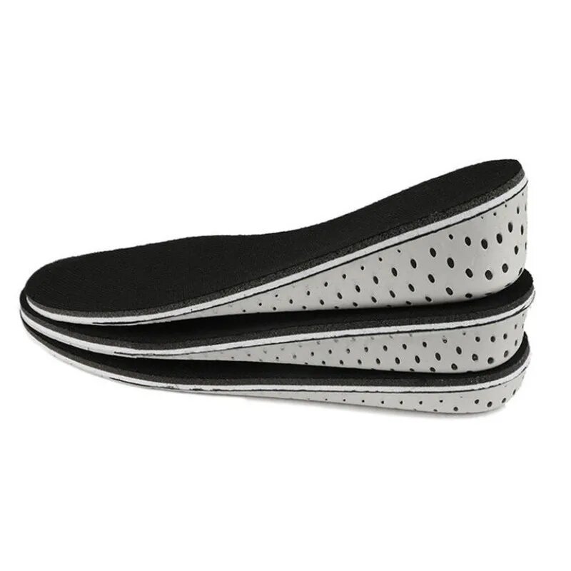 Стельки для увеличения роста для мужчин и женщин, полноразмерные вставки для обуви, невидимые, поддержка свода стопы 4.3cm