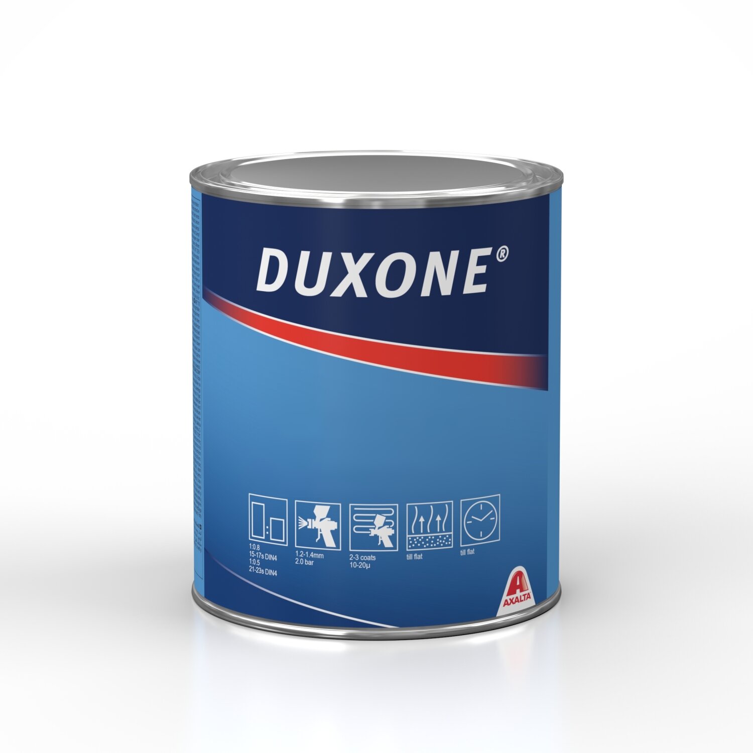 Краска автомобильная Duxone DX6C KIA Clear Silver 6C 1K Базовое покрытие 1л