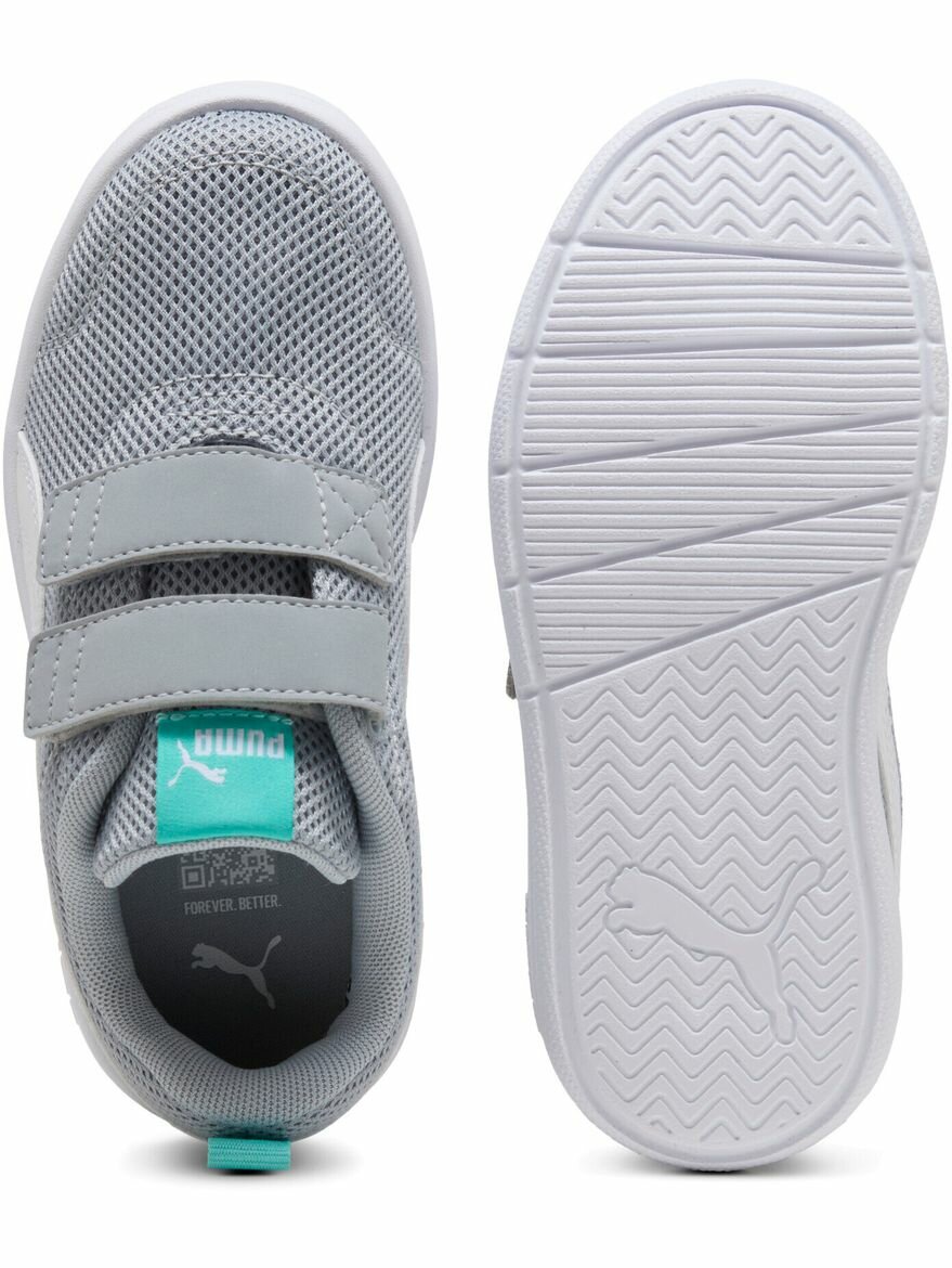 Кеды PUMA Courtflex V3 Mesh PS, размер 2, серый — фото 1