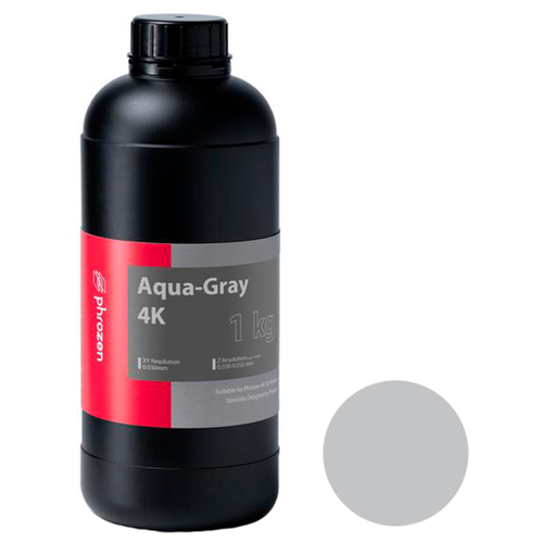 Phrozen Фотополимерная смола Phrozen Aqua Gray 4K, серая, 1 кг.