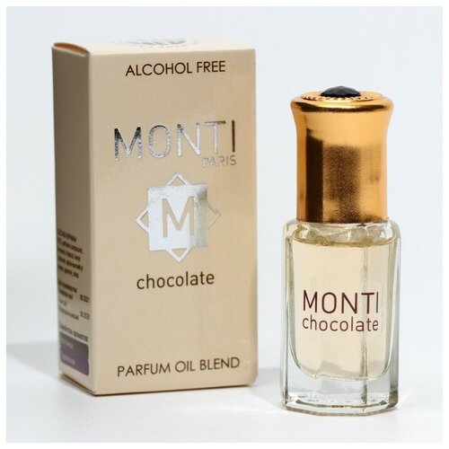 Масло парфюмерное, роллер Monti Chocolate, 6 мл, жен. парфюмерное масло женское monti chocolate 6 мл