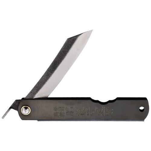 фото Складной нож хигоноками nagao higonokami zenkou black (sk5) 80 мм