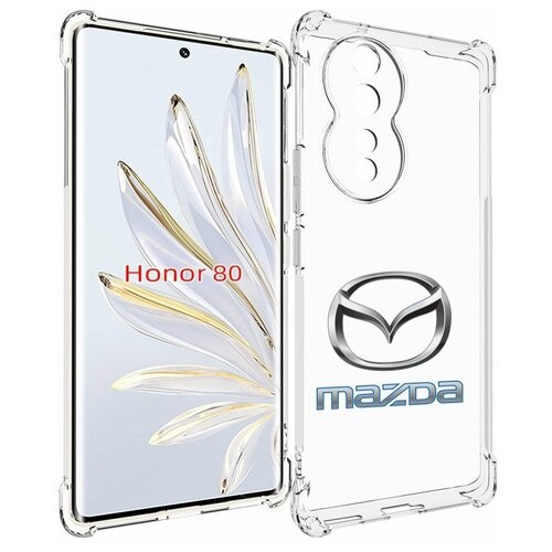 Чехол MyPads mazda-мазда-4 мужской для Honor 80 задняя-панель-накладка-бампер