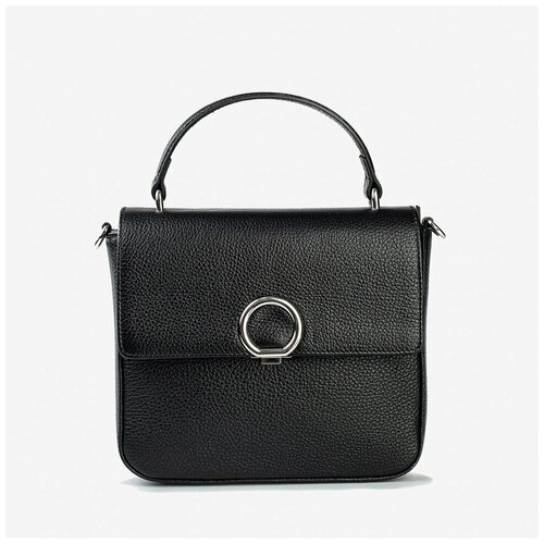 фото Сумка женская афина 536 чёрная флотер afina