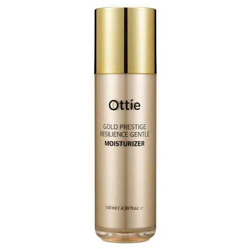 Ottie Gold Prestige Resilience Gentle Moisturizer - Увлажняющая эмульсия для упругости кожи с частичками золота пенка для очищения лица ottie gold prestige resilience refresh 150 мл