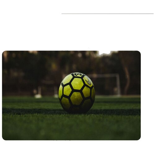 Коврик для мыши 420*290*3 CoolPodarok Футбол Футбольный мяч Зелёный Трава