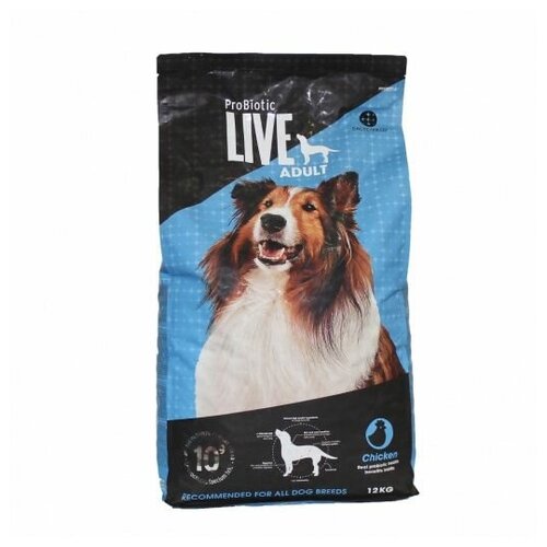 Корм для собак пробиотик лайв со вкусом курицы