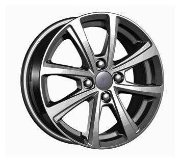Литые колесные диски Carwel Акуш 6x15 4x100 ET45 D67.1 Графит (107892)