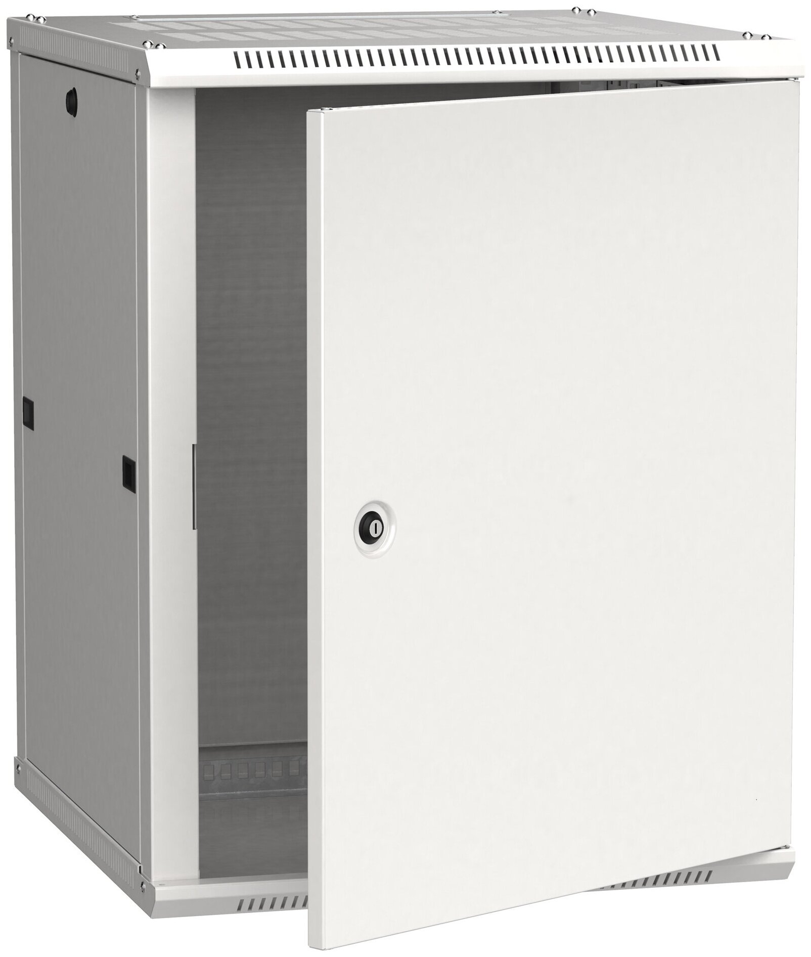 Шкаф коммутационный ITK Linea W (LWR3-18U66-MF) настенный 18U 600x600мм пер. дв. металл 90кг серый 500мм 200град. 900мм IP20 IK10