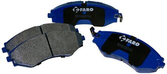 Колодки тормозные дисковые передние со звуковым датчиком износа (комплект) Chevrolet Lanos, Nubiro, Rezzo (1997 FARO BPD030N073