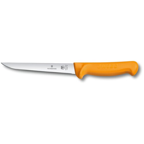 Victorinox Kitchen 5.8401.18 Нож для обвалки мяса victorinox swibo, лезвие прямое с заостренным кончиком 18 см, жёлтый