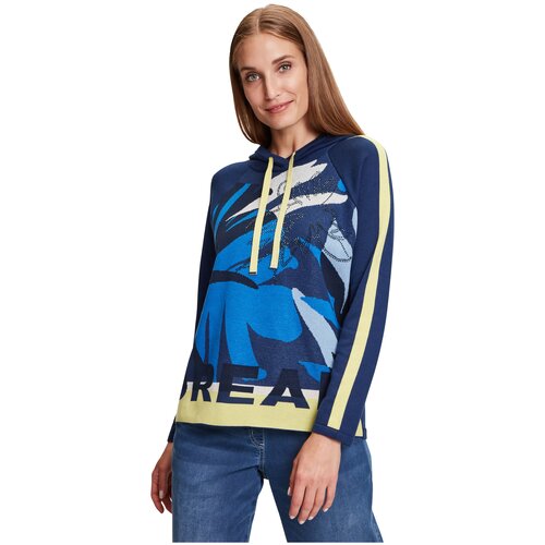 фото Толстовка женская, betty barclay, артикул: 5681/2964, цвет: синий (8820), размер: 48