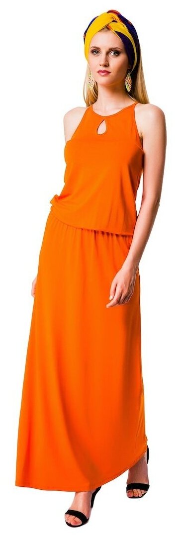 Платье MONDIGO, размер 46, оранжевый