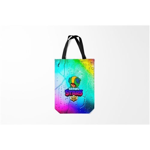 фото Сумка-шоппер / 31х42 см / геймерам / brawl stars leon burnettie