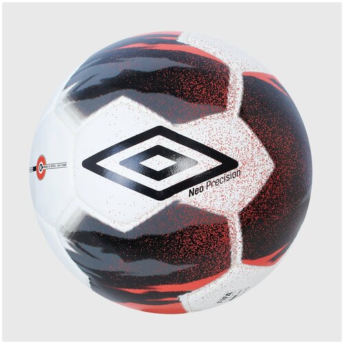 Футбольный мяч Umbro Neo Precision 21092U-CRD, размер 5, Белый