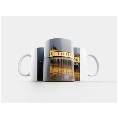 фото Кружка "мост, красный, старый" 320 мл lotsprints