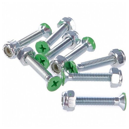 Винты Penny Deck Bolts 16 шт., green