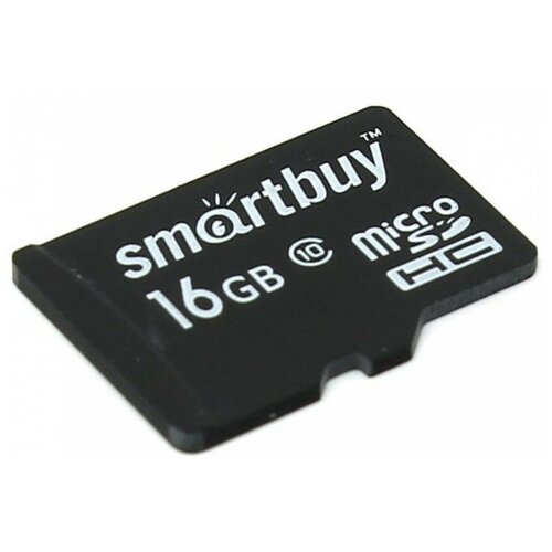 Карта памяти Smartbuy microSDHC Class 10 (10/10MB/s) 16GB + ADP