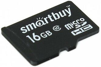Карта памяти Smartbuy microSDHC Class 10 (10/10MB/s) 16GB + ADP