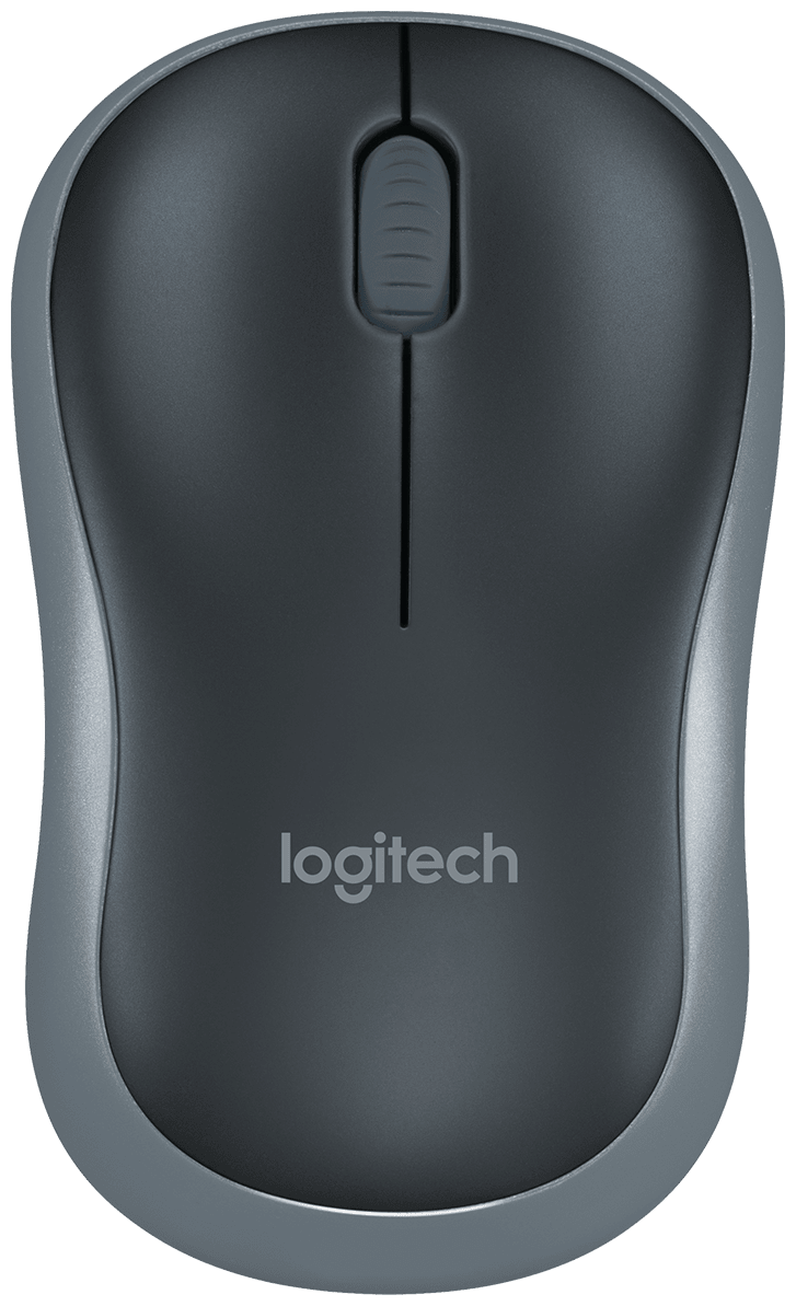 Logitech 910-002238 910-002235 Wireless Mouse M185 dark grey USB