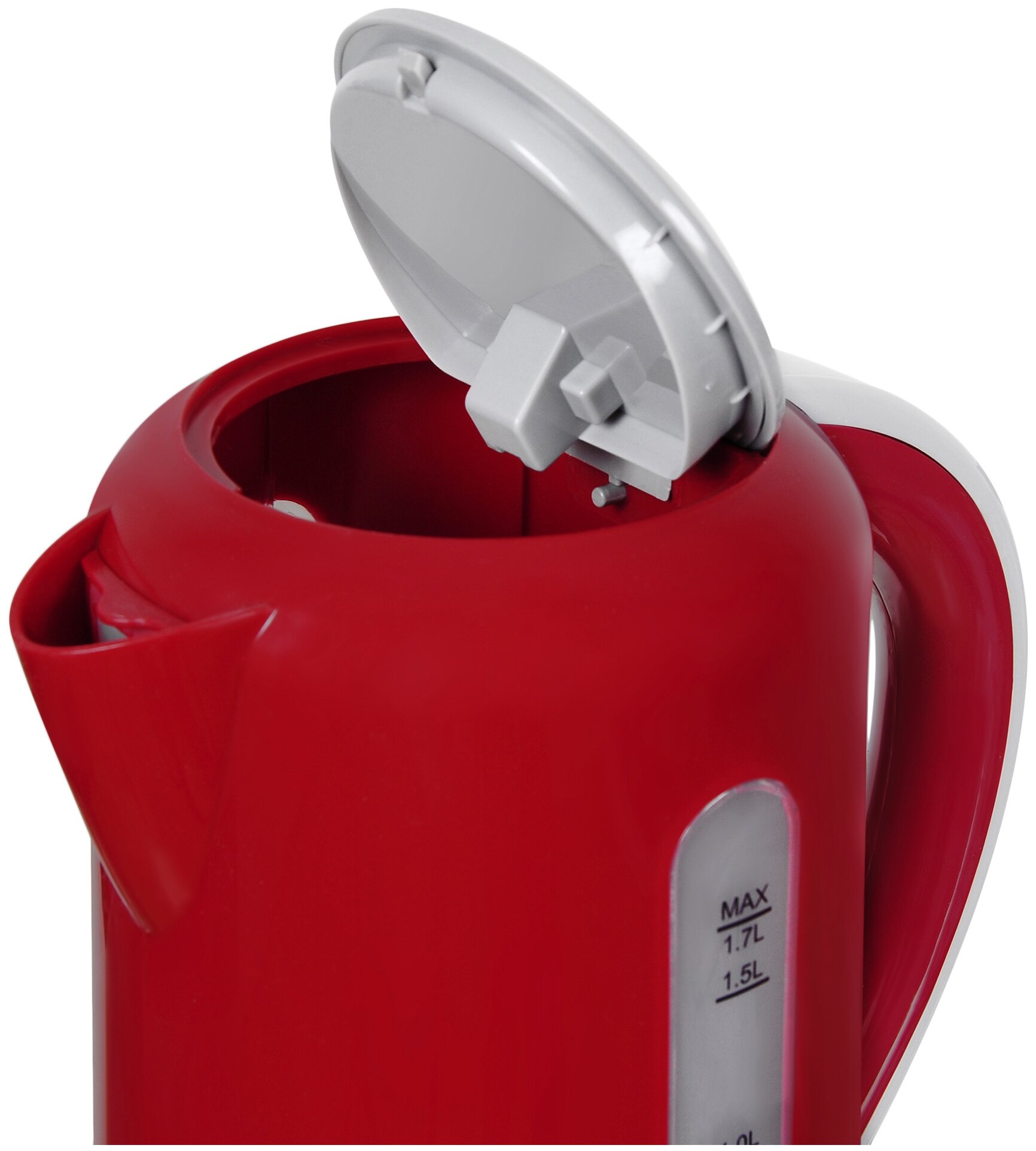Чайник электрический STARWIND , 2200Вт, красный и серый - фото №4