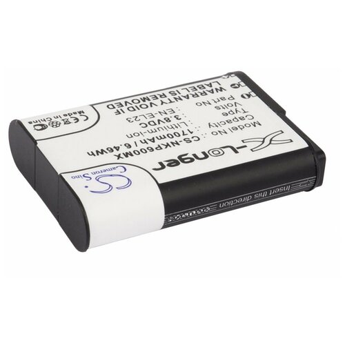 Аккумулятор для Nikon Coolpix P600, P900 (EN-EL23) 1700mAh аккумулятор ibatt ib u1 f432 1700mah для nikon coolpix p900 coolpix p600 coolpix p610 coolpix s810c