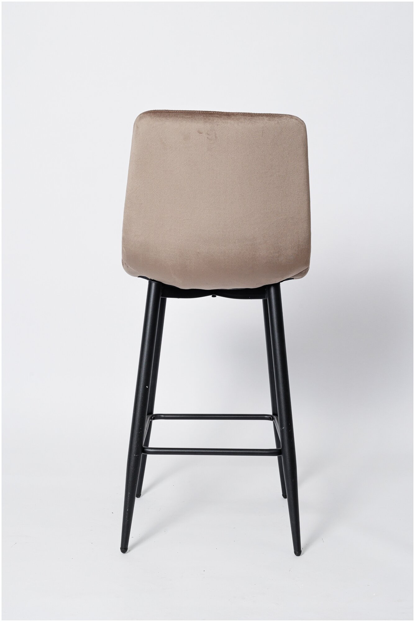 Барный стул BC-1722, темно-бежевый велюр (G062-13)