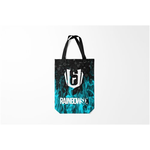 фото Сумка-шоппер / 31х42 см / геймерам / rainbow six siege burnettie